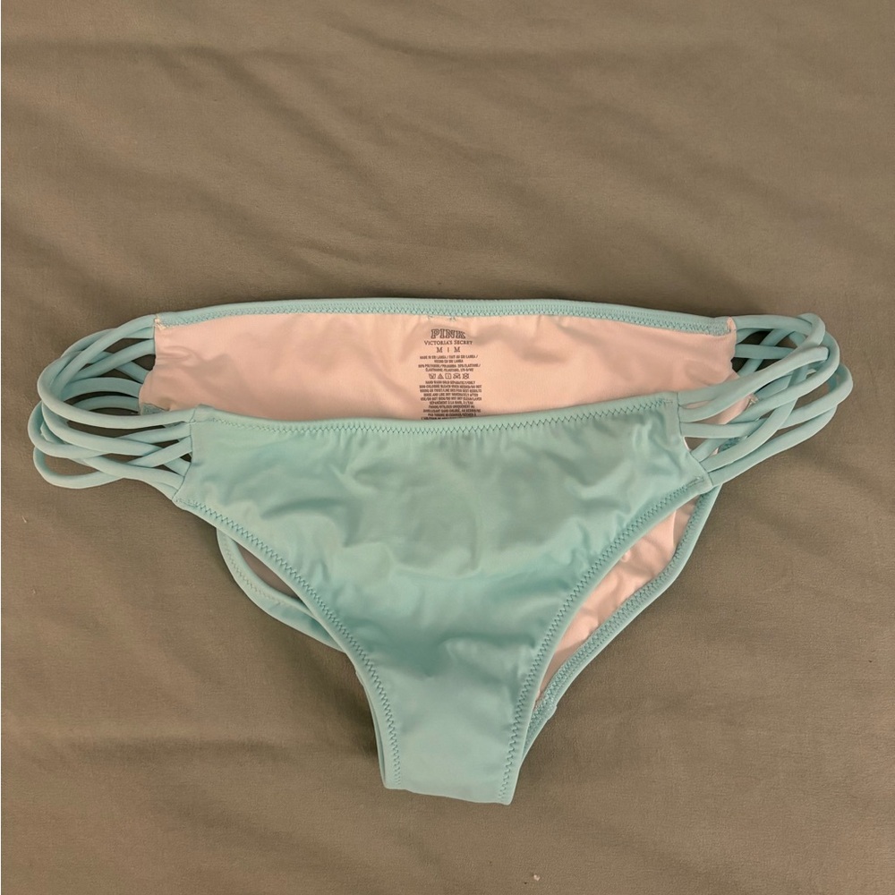 PINK Victoria's Secret Light Blue Bikini Bottom